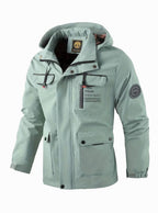 Damian | Men’s Hooded Multi-Pocket Windproof Outdoor Utility Jacket