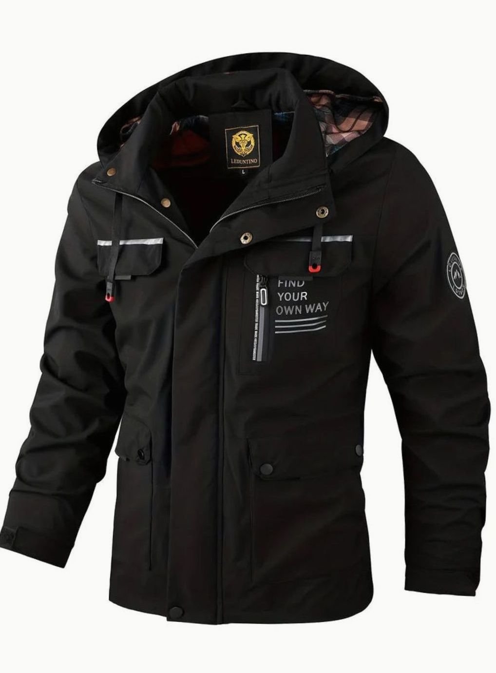 Damian | Men’s Hooded Multi-Pocket Windproof Outdoor Utility Jacket