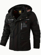 Damian | Men’s Hooded Multi-Pocket Windproof Outdoor Utility Jacket