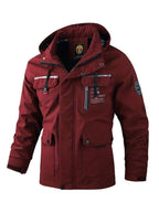 Damian | Men’s Hooded Multi-Pocket Windproof Outdoor Utility Jacket