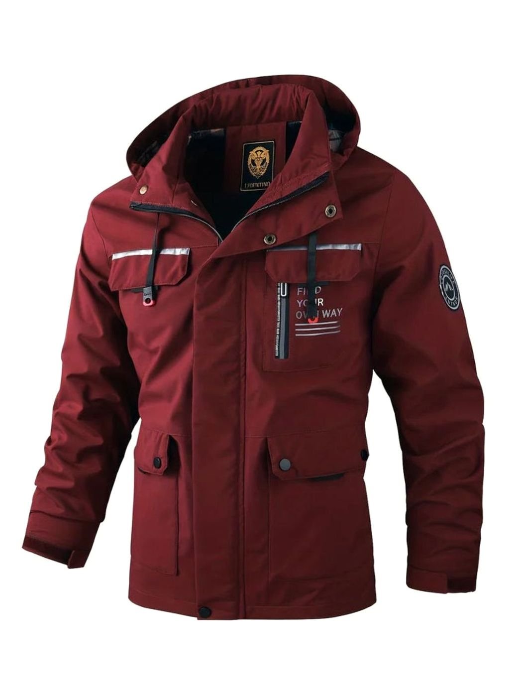 Damian | Men’s Hooded Multi-Pocket Windproof Outdoor Utility Jacket