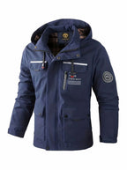 Damian | Men’s Hooded Multi-Pocket Windproof Outdoor Utility Jacket