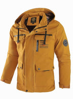 Damian | Men’s Hooded Multi-Pocket Windproof Outdoor Utility Jacket