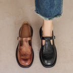 Mira | Vintage T-Strap Flats