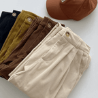 Women's high wasted Retro Corduroy pants