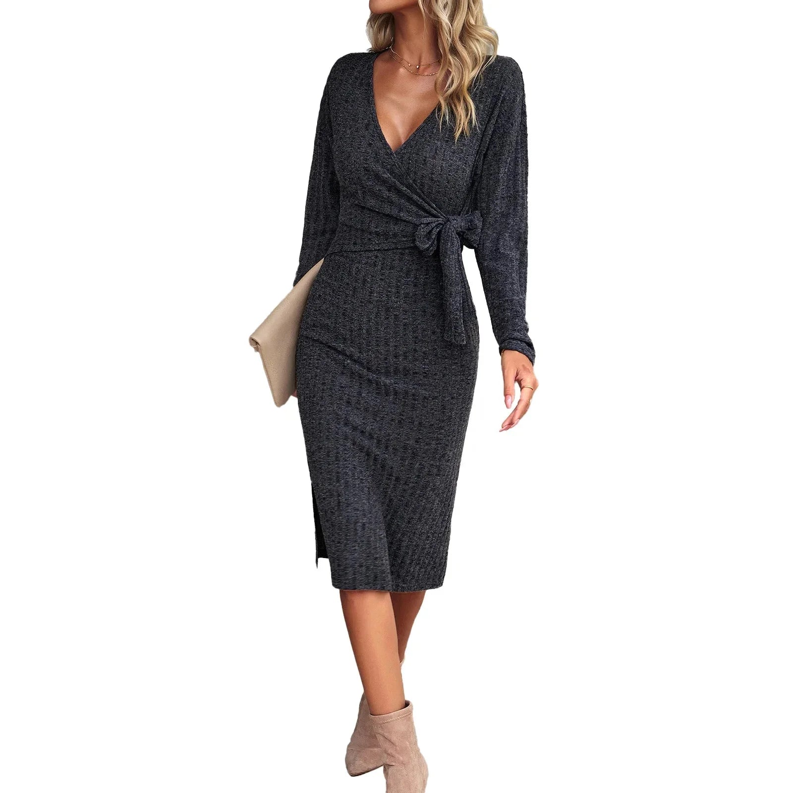 Naomi | Curve-Hugging Knit Dress