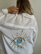 Naya | Embroidered Oversized Shirt