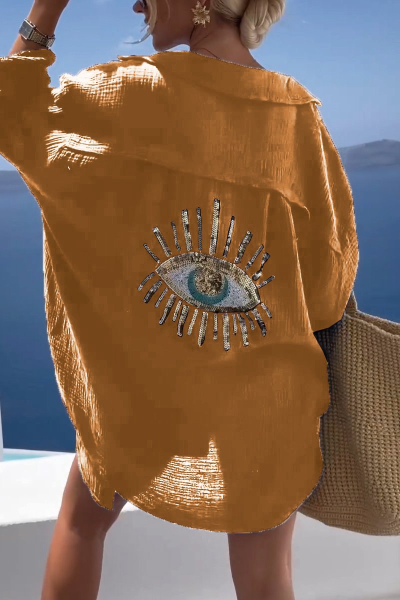 Naya | Embroidered Oversized Shirt