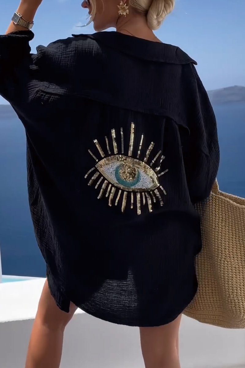 Naya | Embroidered Oversized Shirt