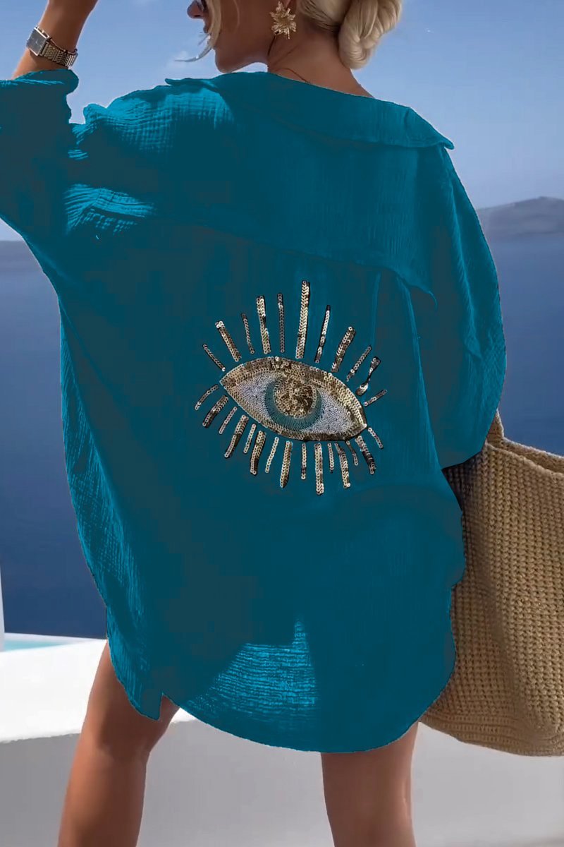 Naya | Embroidered Oversized Shirt