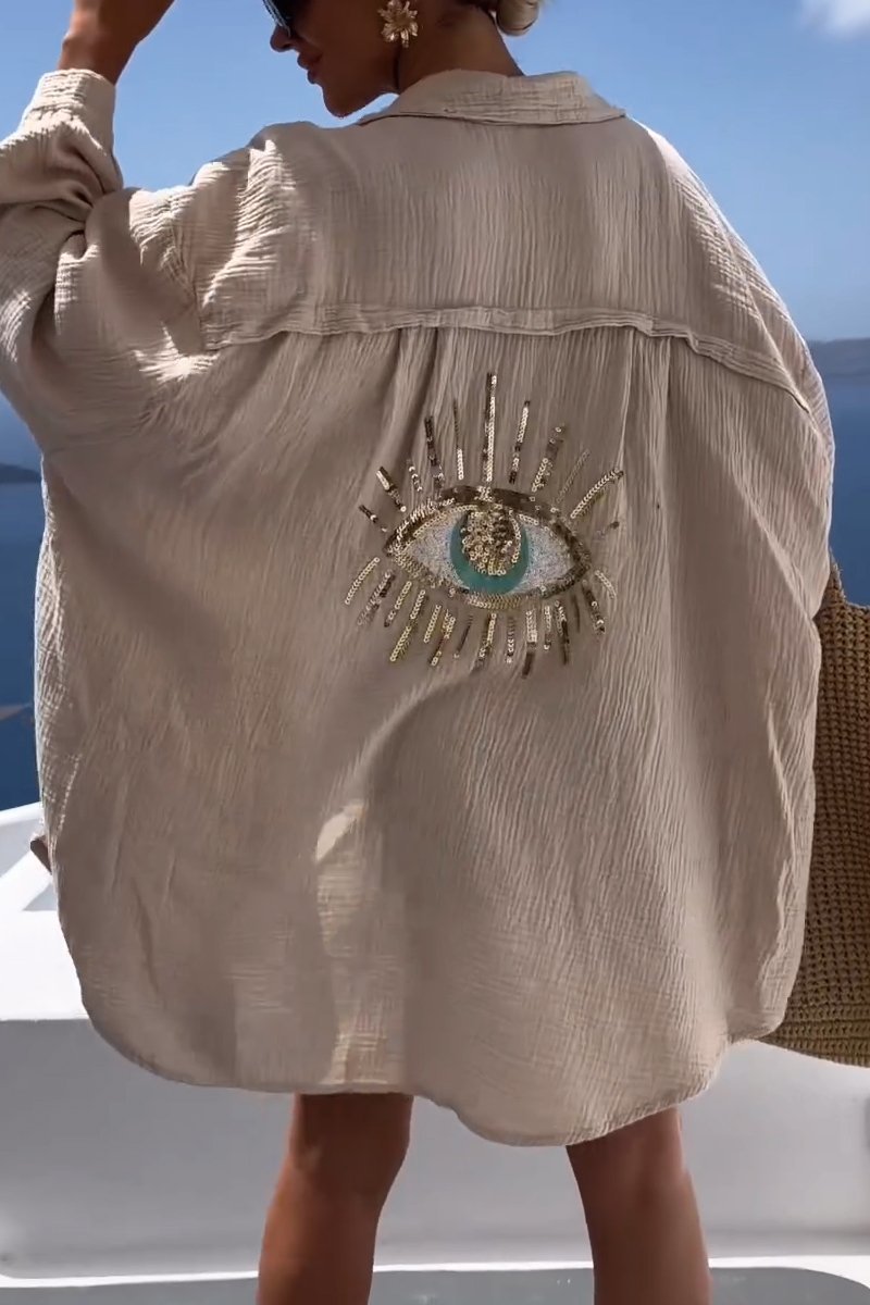 Naya | Embroidered Oversized Shirt