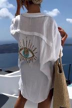 Naya | Embroidered Oversized Shirt