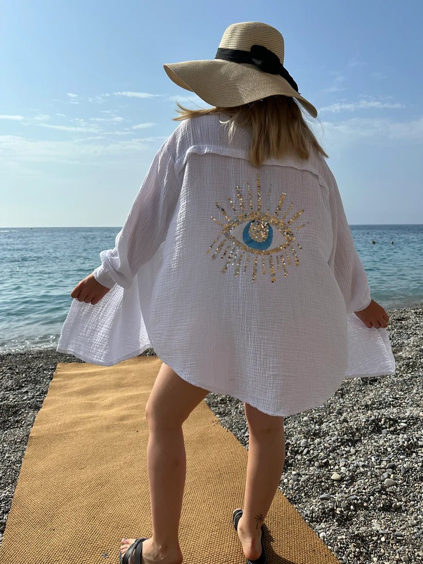 Naya | Embroidered Oversized Shirt