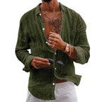 Nico | Casual Everyday Linen-Like Men’s Shirt