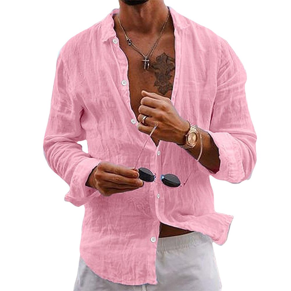 Nico | Casual Everyday Linen-Like Men’s Shirt