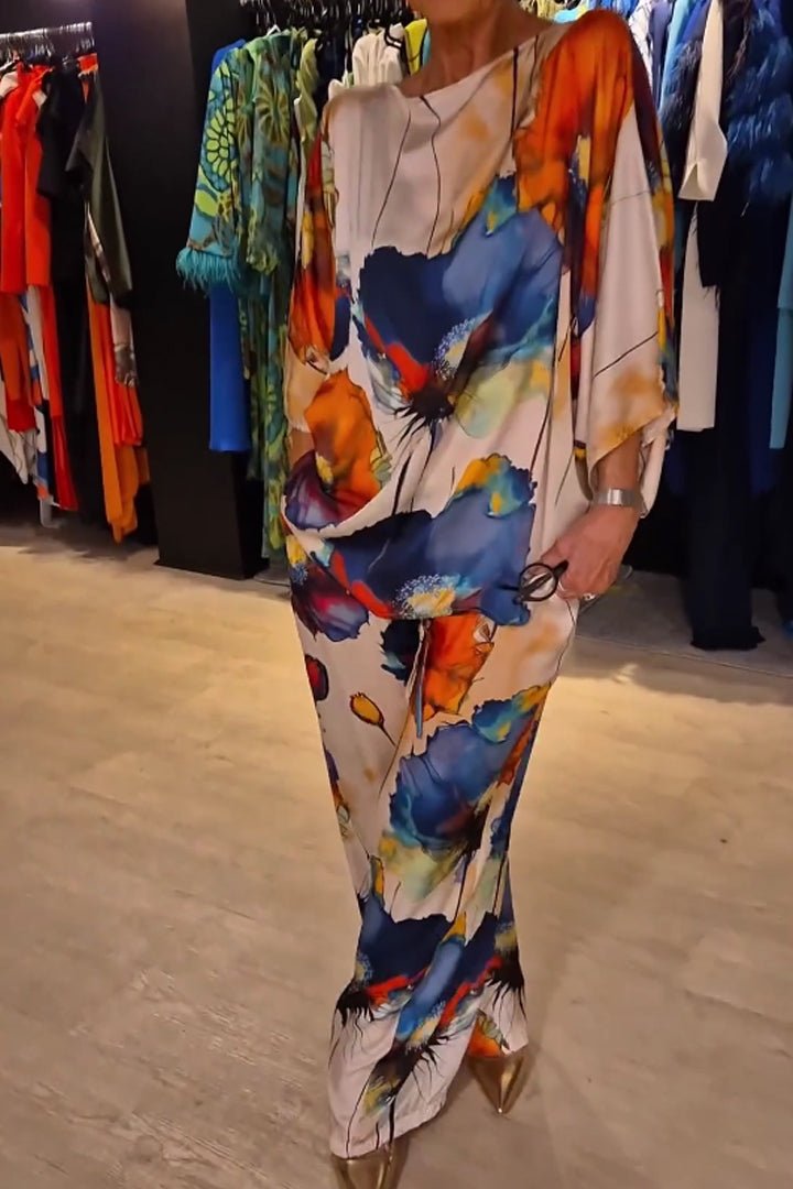Elira | Flowing Floral Two-Piece Set