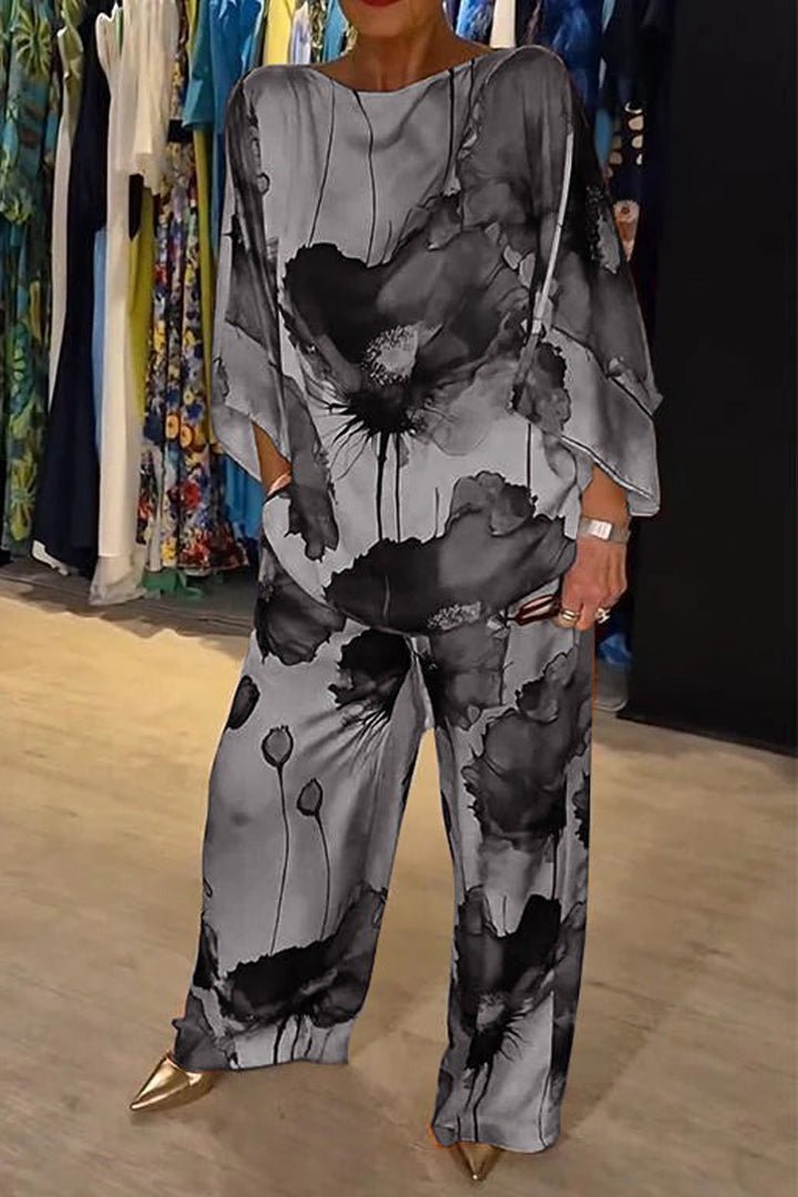 Elira | Flowing Floral Two-Piece Set