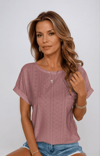 Women’s Eyelet Embroidered Blouse