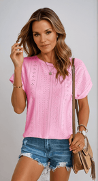 Women’s Eyelet Embroidered Blouse