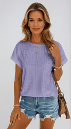 Women’s Eyelet Embroidered Blouse