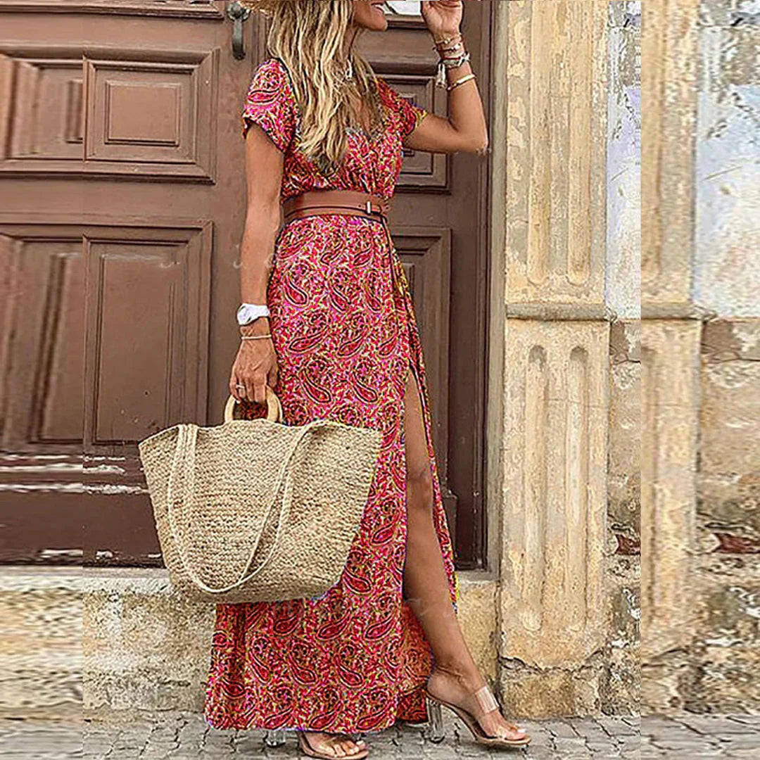 Selene | Elegant Boho Maxi Dress