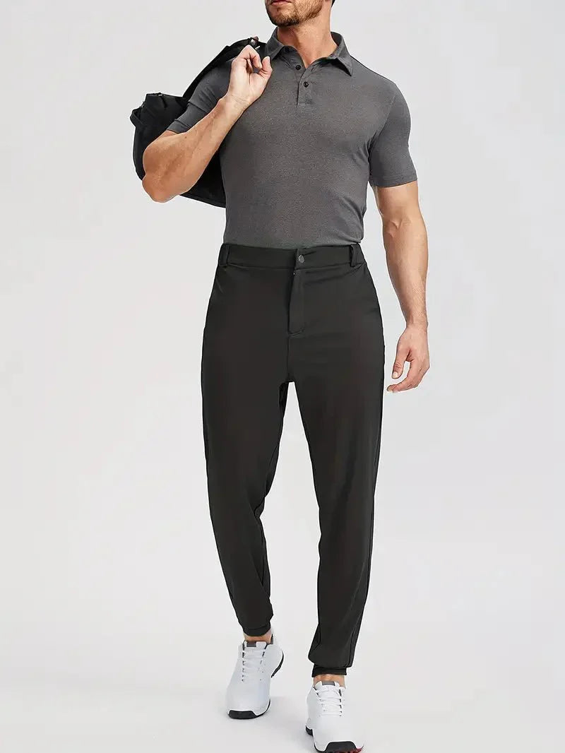 Men’s Golf Pants Stretch Slim Fit Performance Trousers