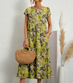 Sasha | Ethereal Floral Midi Dress