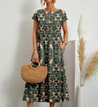 Sasha | Ethereal Floral Midi Dress