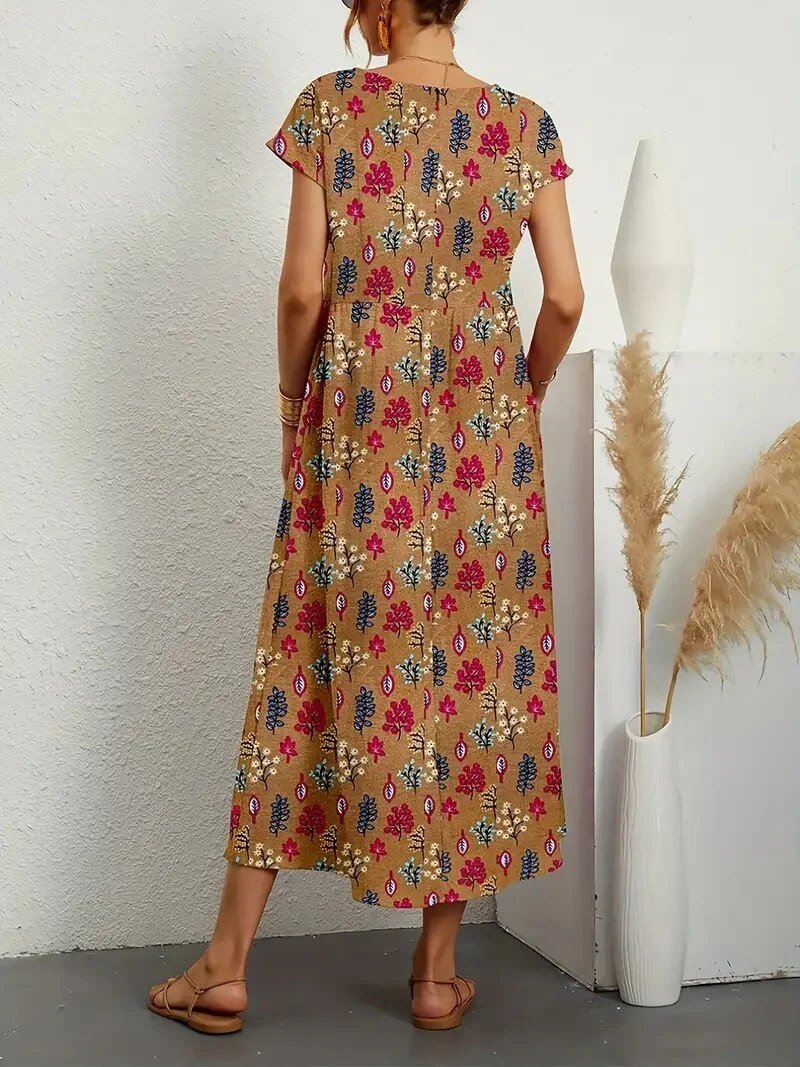 Sasha | Ethereal Floral Midi Dress