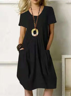 Sculpting Stylish Knee-Length Dress