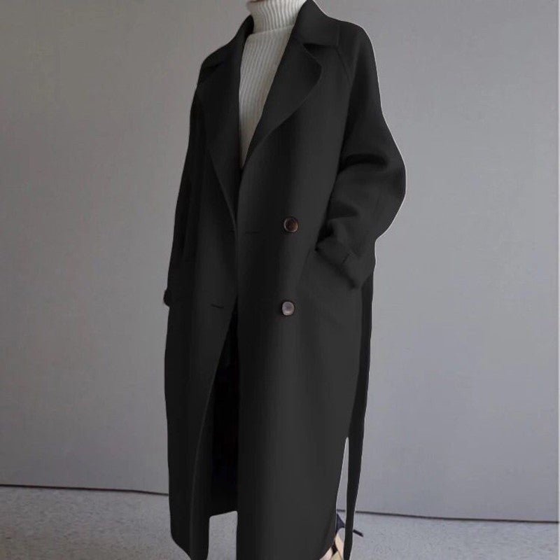 Long Winter Trench Coat for Women