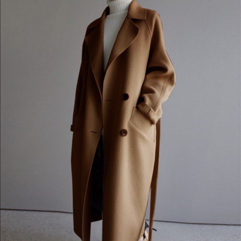 Long Winter Trench Coat for Women