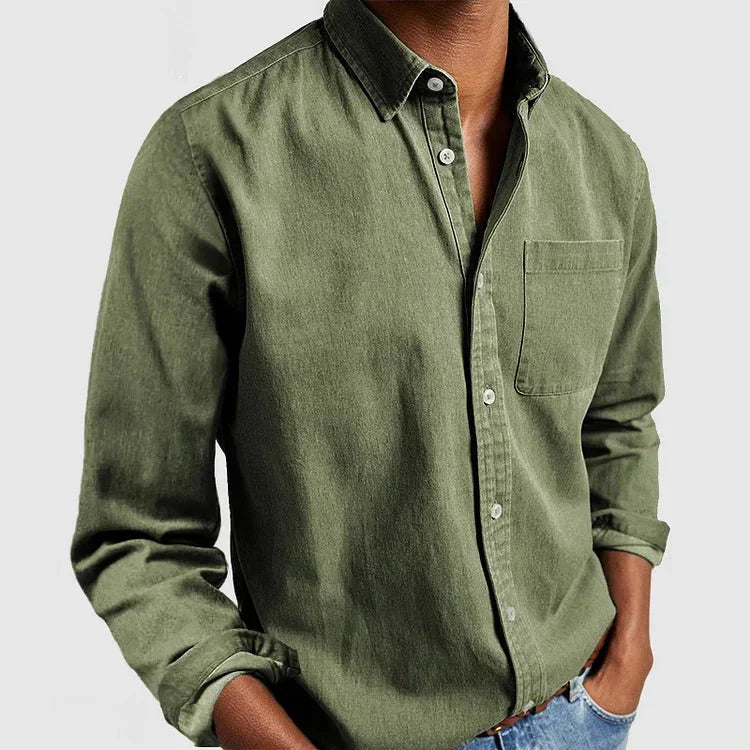 Men’s Long Sleeve Business Casual Shirt