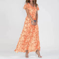 Women’s Tummy Control Floral Maxi Dress