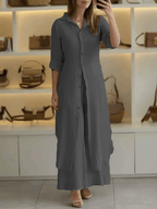 Maribel | Classic Longline Buttoned Set