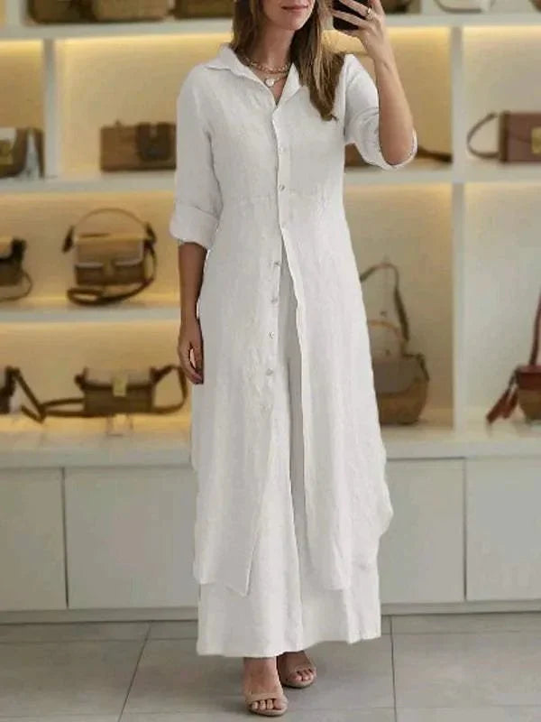 Maribel | Classic Longline Buttoned Set