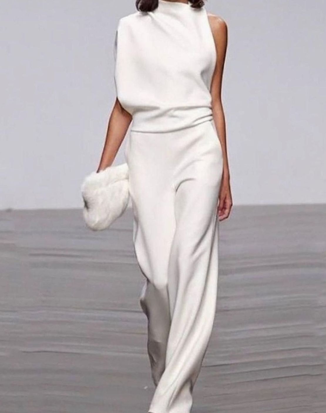 Serena | Women’s Sleeveless High-Neck Wide-Leg Jumpsuit