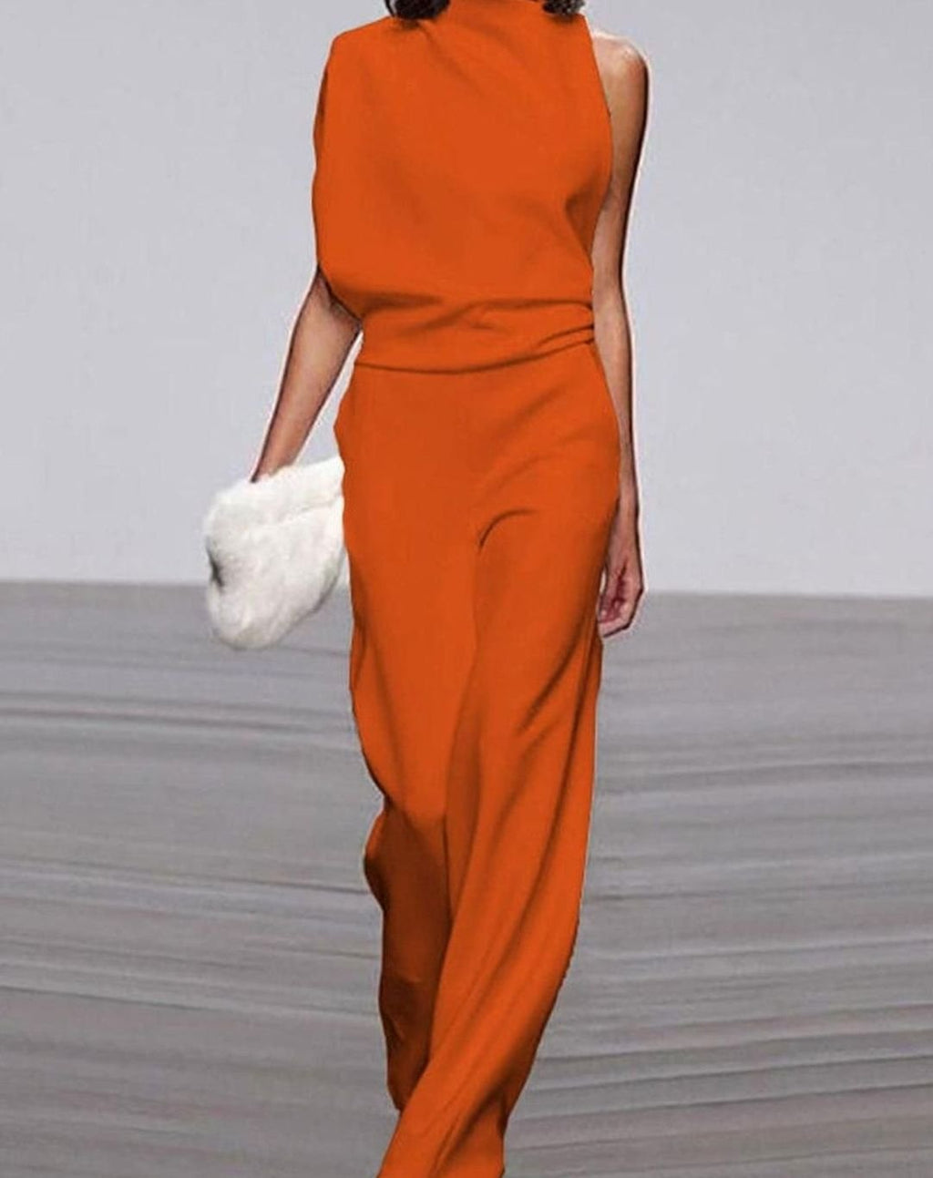 Serena | Women’s Sleeveless High-Neck Wide-Leg Jumpsuit