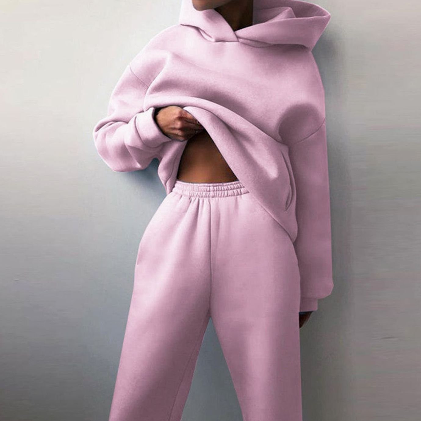Sienna | Women’s Oversized Fleece Hoodie & Jogger Set