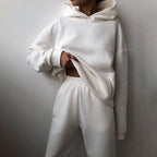 Sienna | Women’s Oversized Fleece Hoodie & Jogger Set