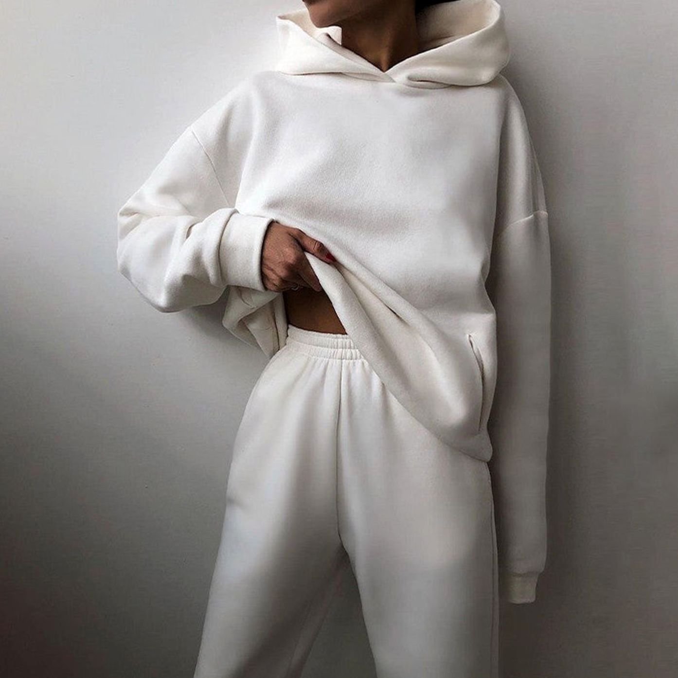 Sienna | Women’s Oversized Fleece Hoodie & Jogger Set