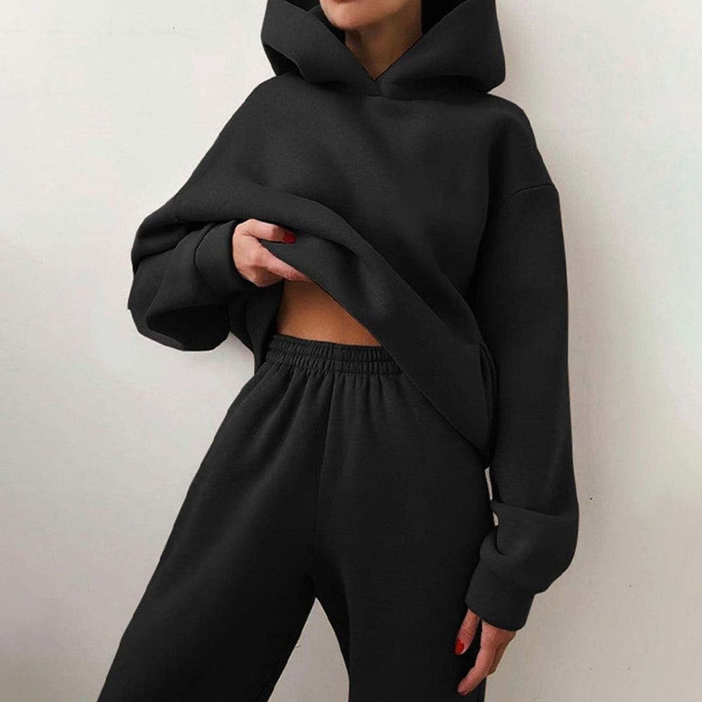 Sienna | Women’s Oversized Fleece Hoodie & Jogger Set