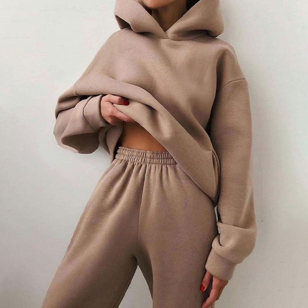 Sienna | Women’s Oversized Fleece Hoodie & Jogger Set