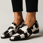 Dakota | Women’s Cow-Print Hair-On-Hide Pointed-Toe Loafers