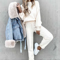 Aria | Women’s High-Neck Pullover & Drawstring Jogger Set