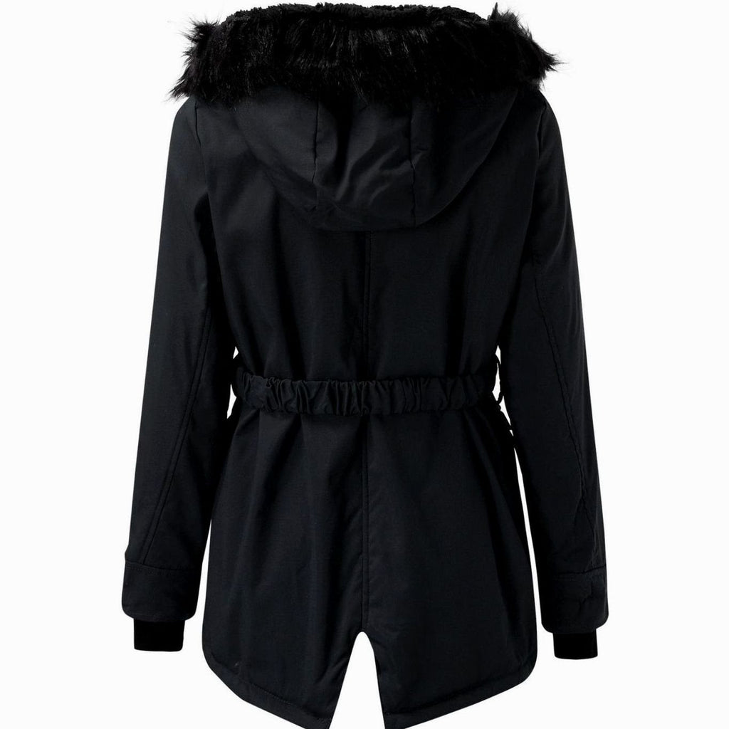 Kira | Women’s Hooded Fleece-Lined Drawstring Parka Jacket