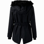 Kira | Women’s Hooded Fleece-Lined Drawstring Parka Jacket