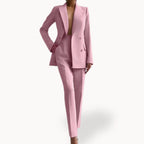 Margot | Women’s Double-Breasted Peak-Lapel Tailored Trouser Suit Set