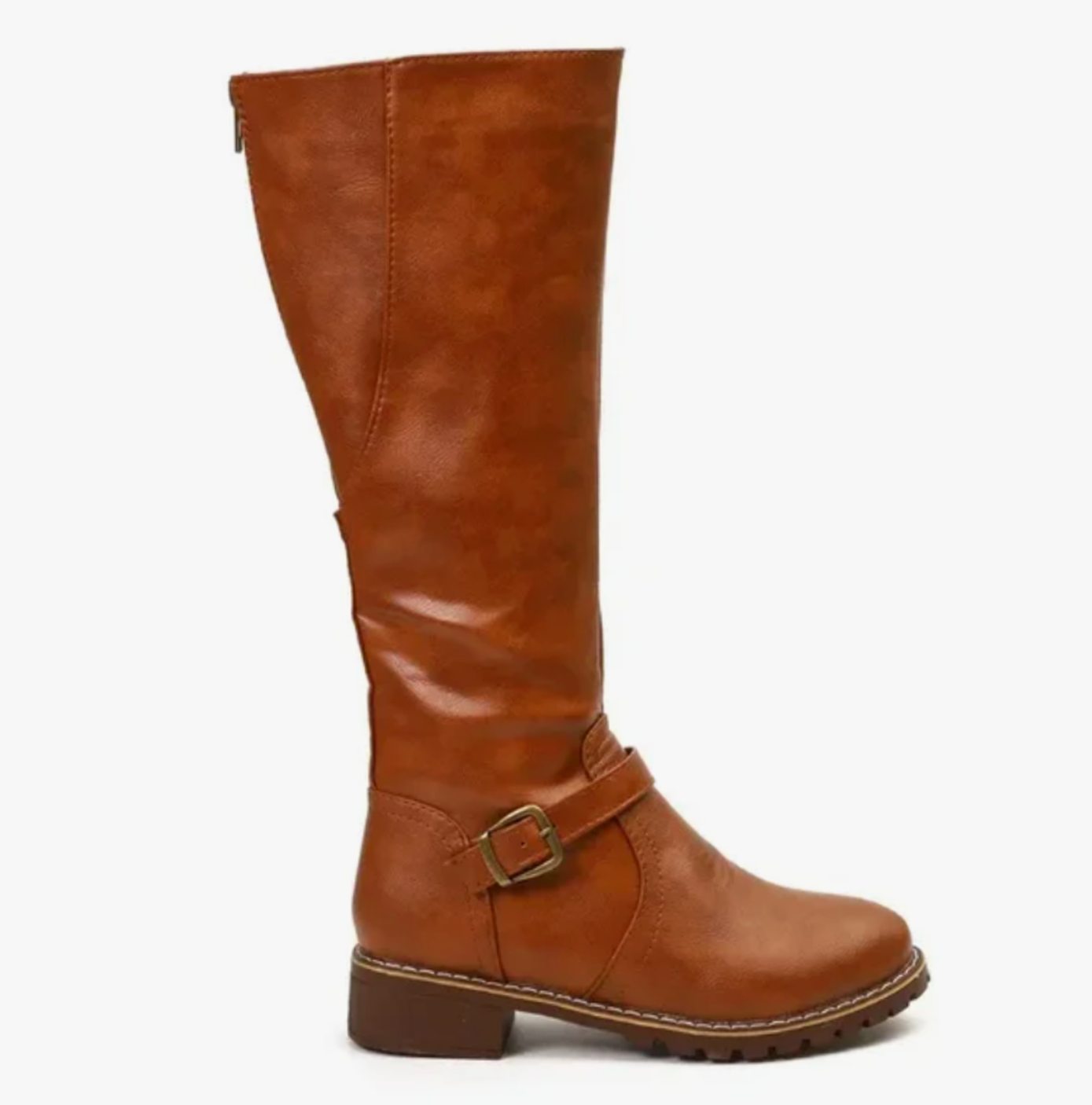 Sienna | Women’s Ankle Buckle Low Heel Knee-High Riding Boots