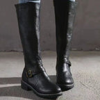 Willow | Women’s Ankle Buckle Knee-High Riding Boots